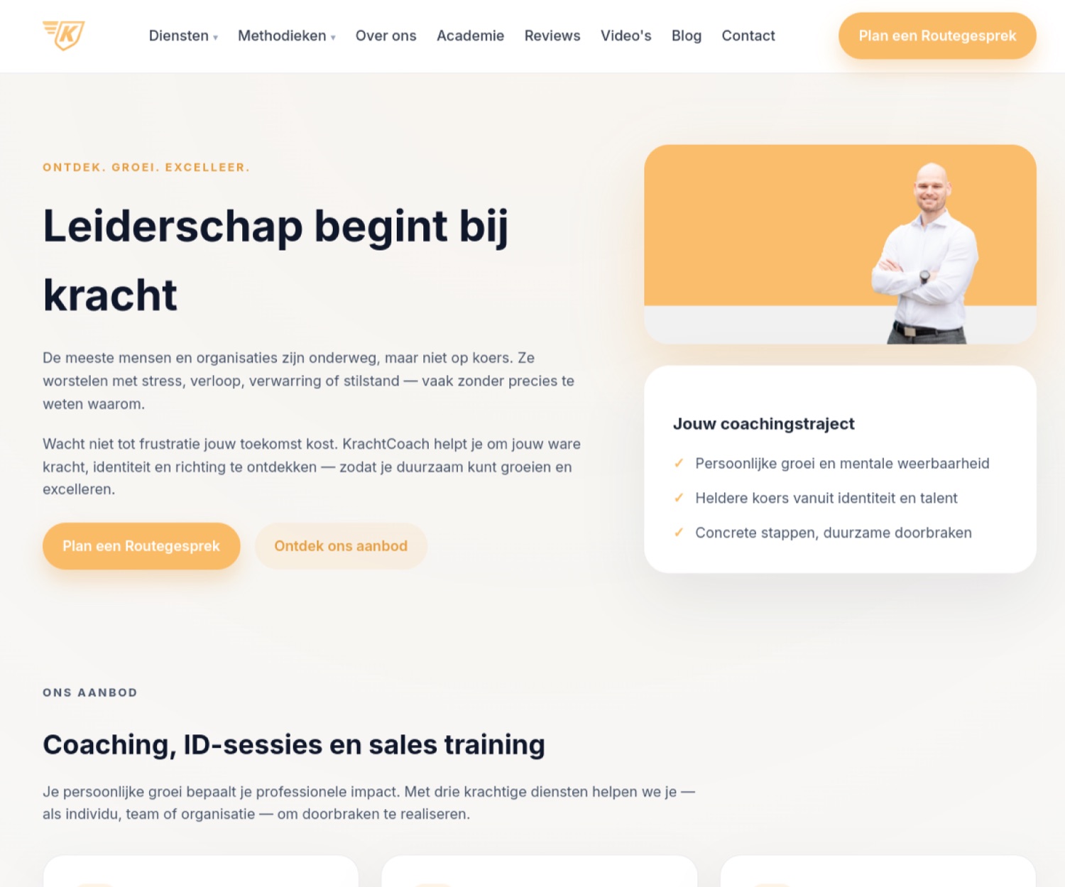 Website van Krachtcoach
