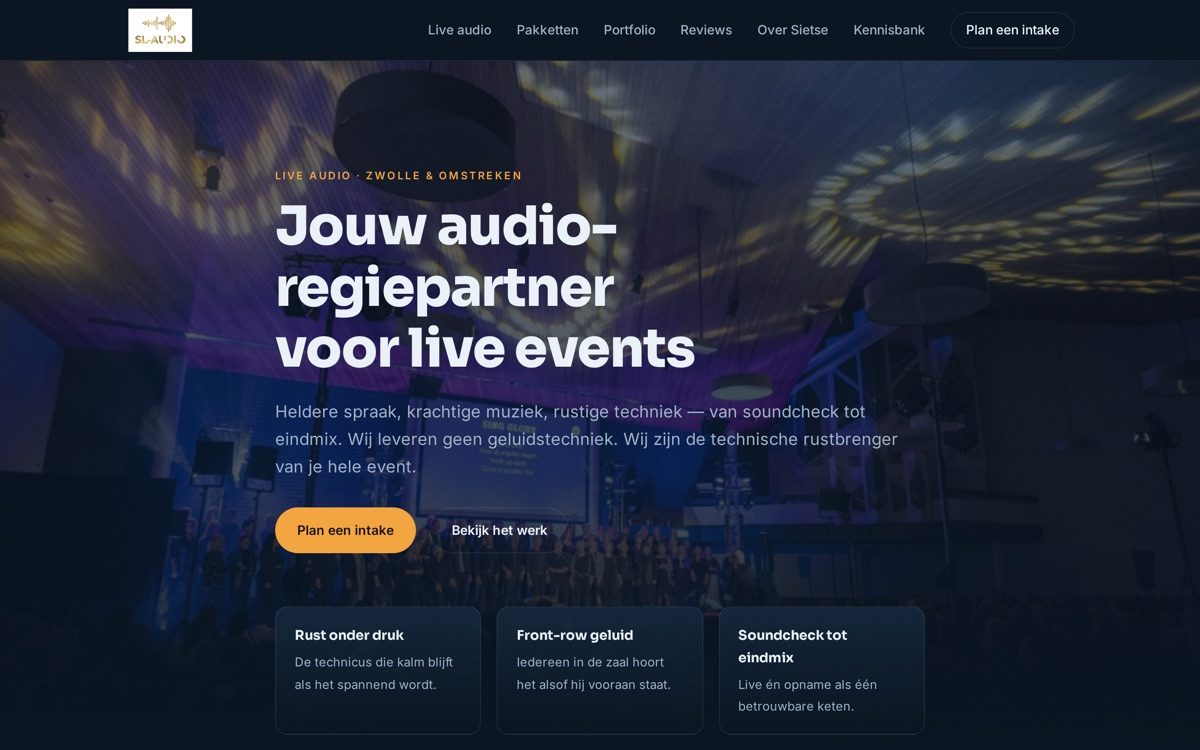 Website van SL-Audio